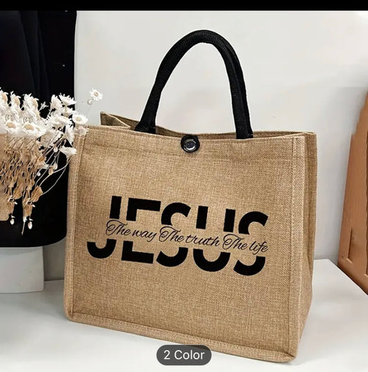 Design handbags with Jesus faith😌